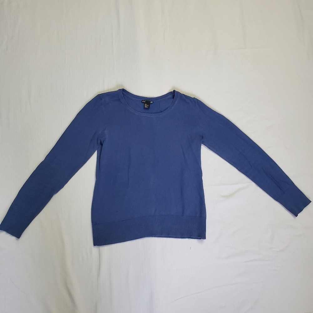 Blue H&M long sleeve sweater